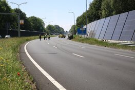 N245 bij Alkmaar uren lang afgesloten na ernstig ongeval