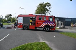 Brandweer rukt uit voor containerbrand in Noord-Scharwoude