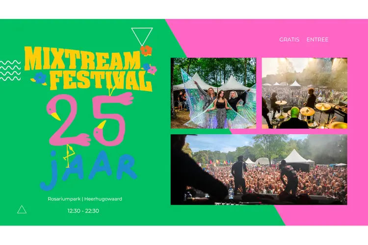 Mixtream Festival viert zijn 25e editie op 24 augustus 2025!