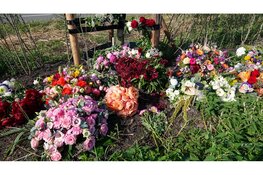 Bloemenzee voor overleden slachtoffers Obdam