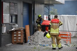 Brandweer ontdekt oververhitte droger in bedrijfspand