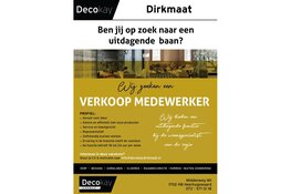 Vacature verkoopmedewerker bij Decokay Heerhugowaard