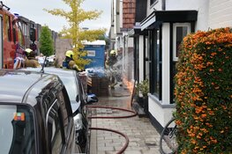 Gaslekkage komt tot ontbranding bij werkzaamheden in Noord-Scharwoude