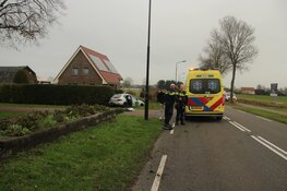Auto flink beschadigd na ongeval in Heerhugowaard
