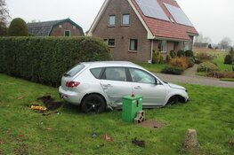 Auto flink beschadigd na ongeval in Heerhugowaard