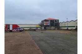 Brand in leegstaand kassencomplex