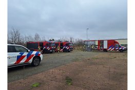 Brand in leegstaand kassencomplex