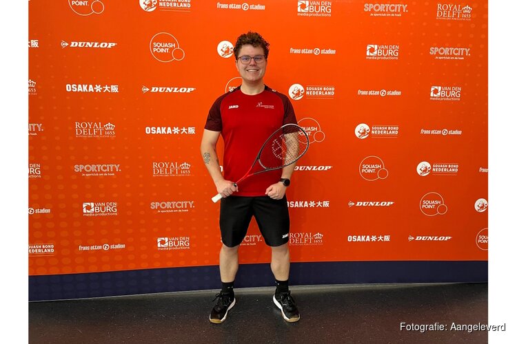 Rick Voogd van Sportcentrum Langedijk derde op NK Squash