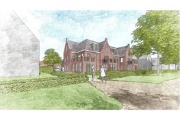 Voorlopig ontwerp appartementengebouw Madderom-locatie Sint Pancras