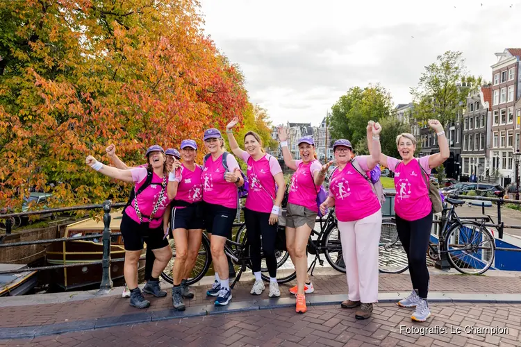 Inschrijving 22e Dam tot Dam Wandeltocht voor Pink Ribbon open