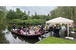 De boottocht in Broek op Langedijk was wederom een groot succes