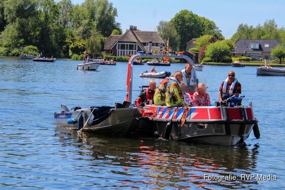 Bootje omgeslagen op Noorderplas Broek op Langedijk
