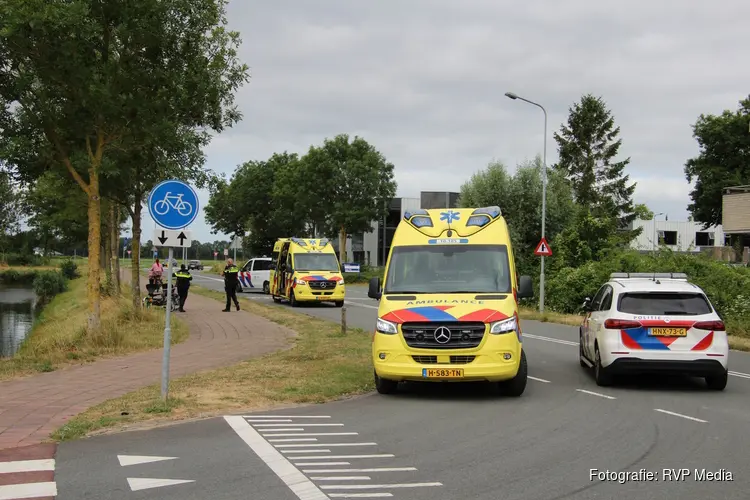 Twee gewonden bij ongeval met duofiets in Broek op Langedijk