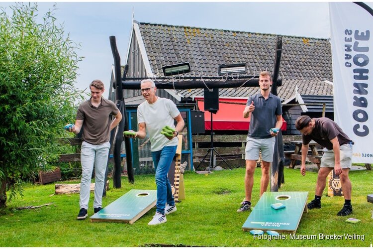 Eerste Broekerveiling Cornhole Toernooi op het museumterrein