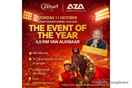 Internationaal topveld voor ‘The Event of the Year’ op Drafbaan Alkmaar