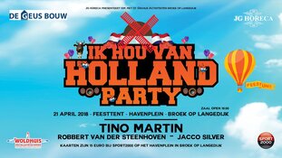 Ik hou van Holland tijdens Koningsdag in Broek op Langedijk