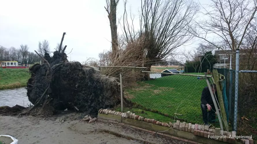 Storm treft Langedijk