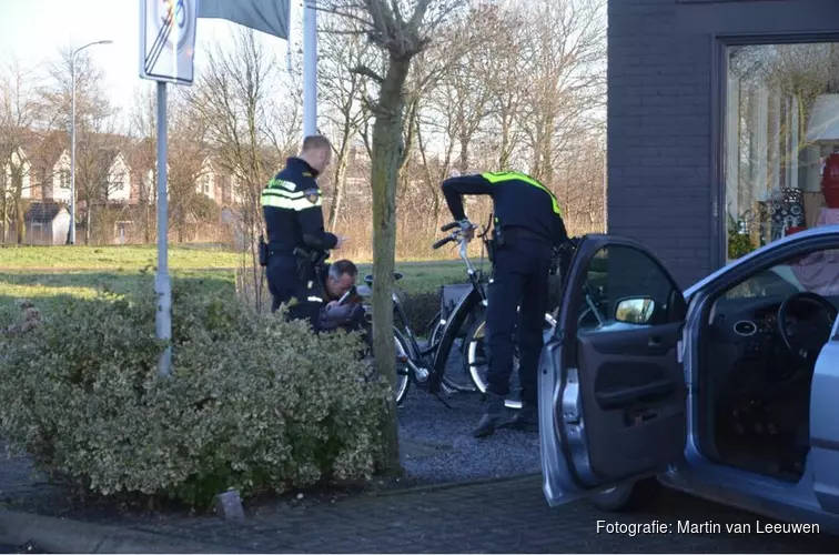 Automobilist ziet fietser over het hoofd