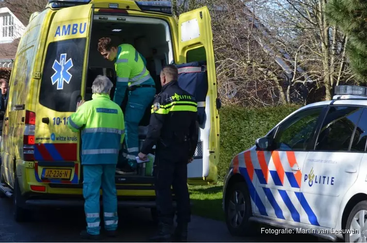 Vrouw hard ten val gekomen