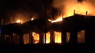 Grote brand op sportpark 't Lood