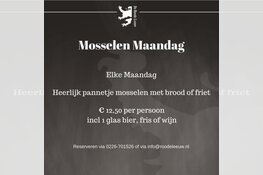 Mosselenmaandag en Kip-Donderdag in café de Roode Leeuw