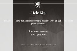 Mosselenmaandag en Kip-Donderdag in café de Roode Leeuw