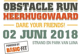Ron Vlaar (AZ) en Nadine Broersen (WK atletiek)  bij Obstacle Run Heerhugowaard