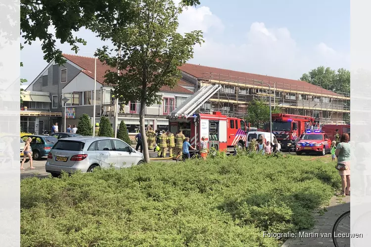 Brand door werkzaamheden in Buitenzorg