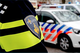 Bromfiets in brand